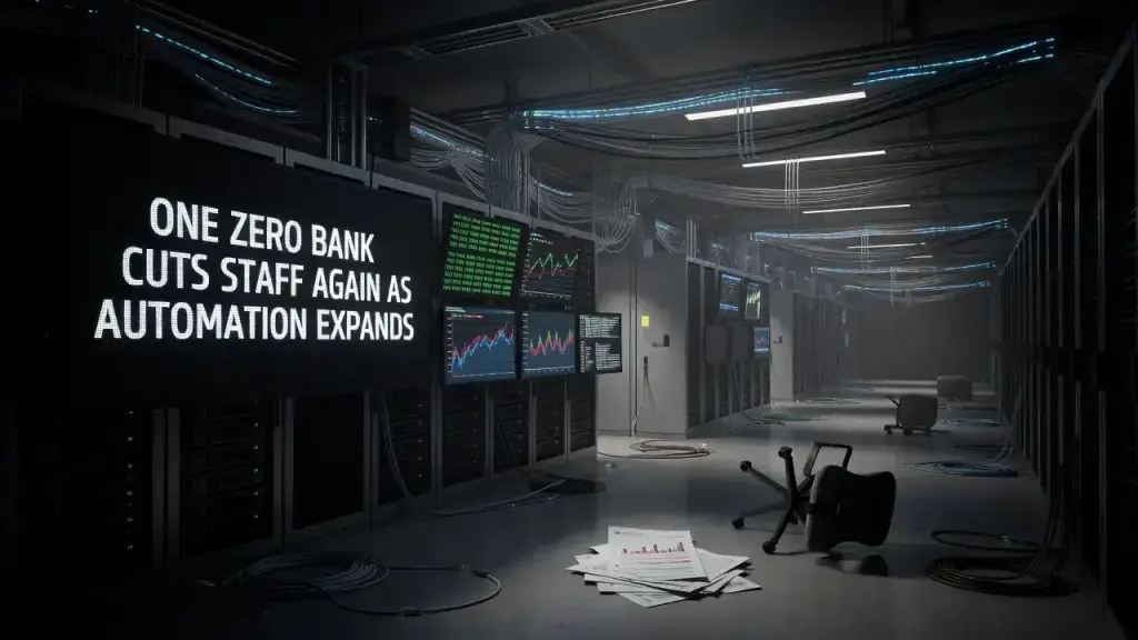 One Zero Bank Cuts Staff Again as Automation Expands