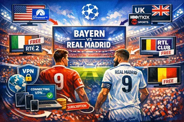 Bayern Munich v Real Madrid: Where the European tie airs